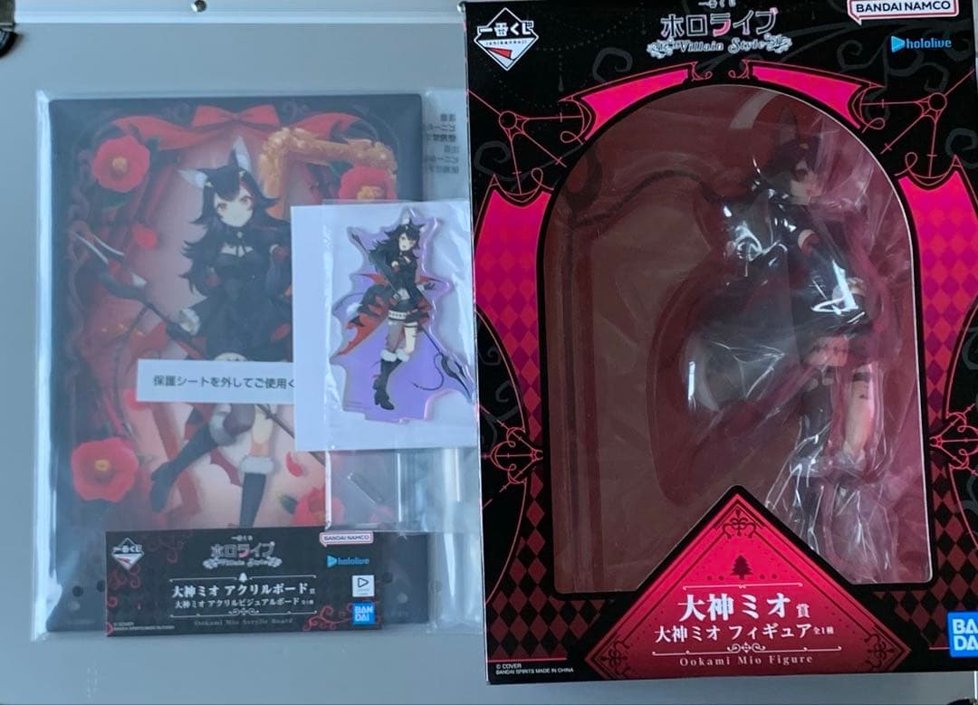 ホロライブ　1番くじ　大神ミオ　フィギュア　アクリルまとめ 一番くじ『ホロライブ Villain Style』が登場白上フブキ、大神ミオ、角