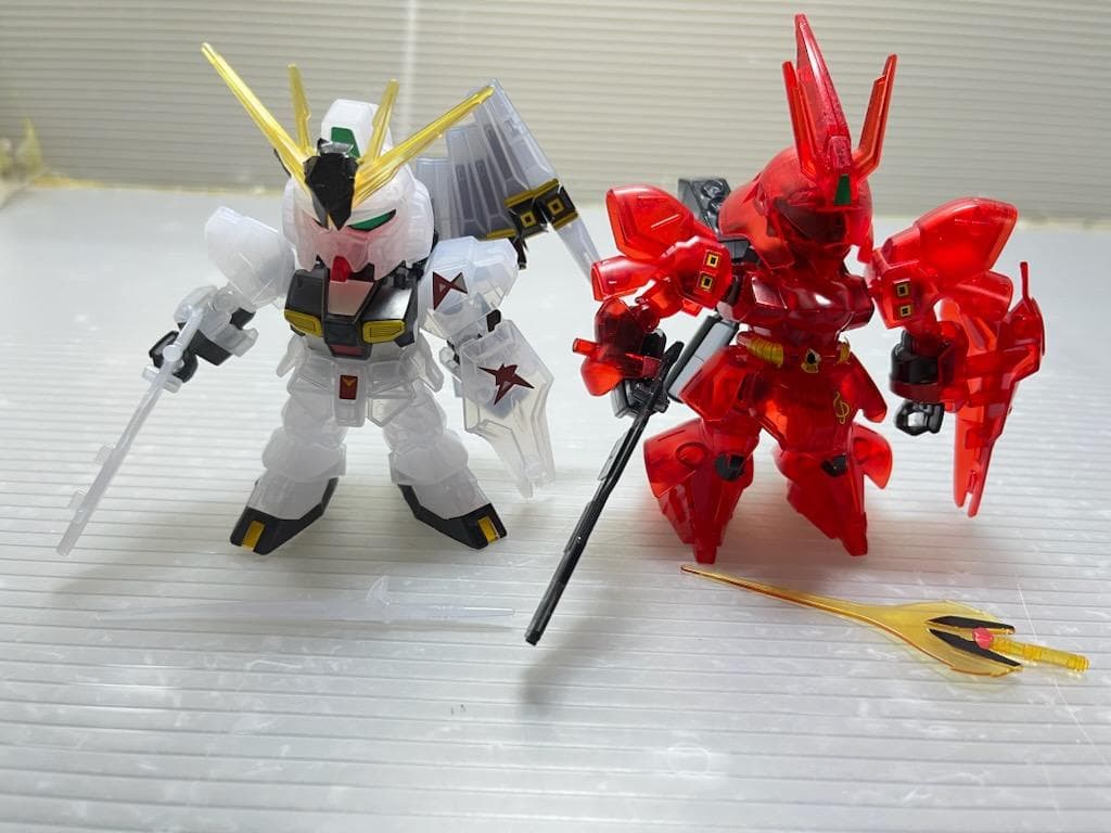 SDガンダム EXスタンダード νガンダムvsサザビー セット クリアカラー