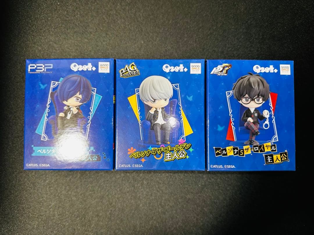 【新品未開封】 ペルソナ3.4.5 各主人公 Qset 3体セット Qset+ P3P主人公 (ペルソナ3 ポータブル) | HLJ.co.jp