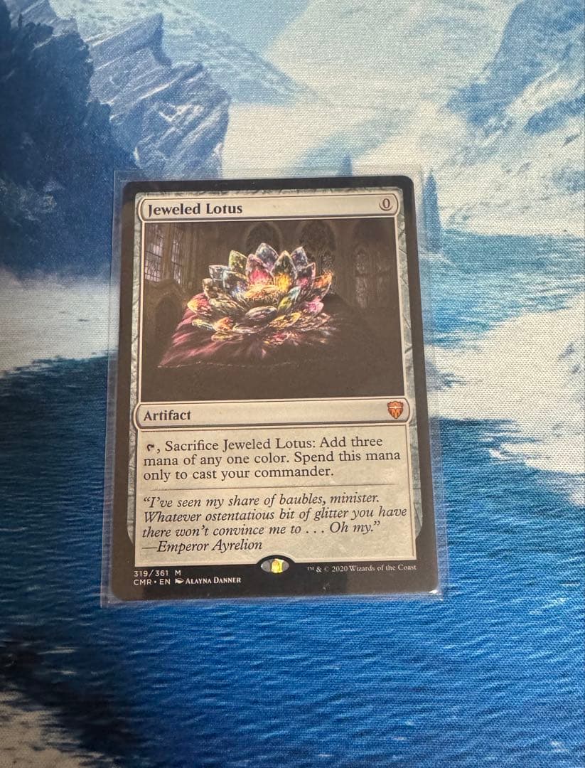 mtg 宝石の睡蓮 英語版 FOIL)(フルアート)宝石の睡蓮/Jeweled Lotus《英語》【CMR】