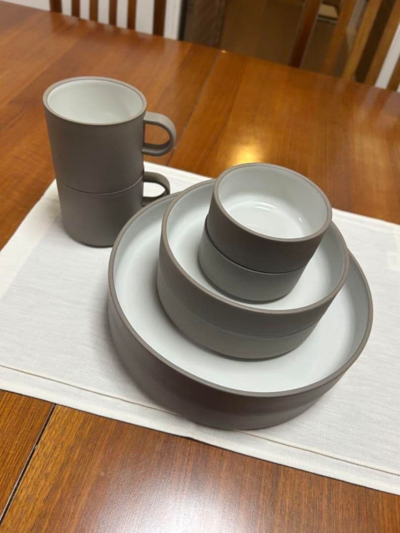 ハサミポーセリンのグレイシリーズ食器セット　全8点 ハサミポーセリンの新作「THE GREY COLLECTION」の機能美に目を奪われ
