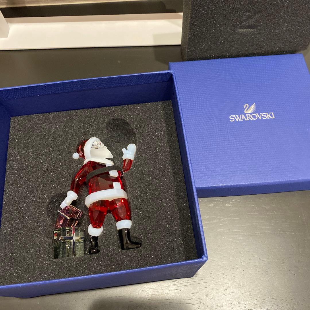 スワロフスキー SWAROVSKI サンタクロース オブジェ - メルカリ