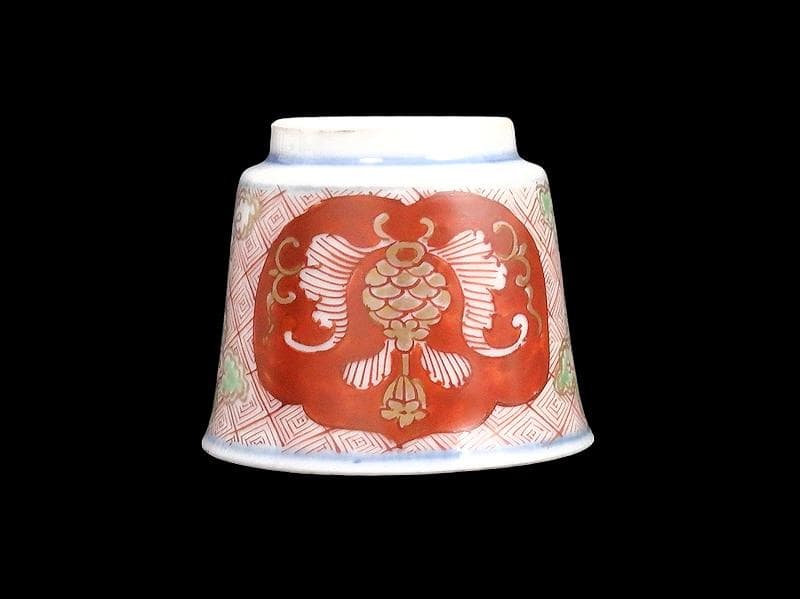 大聖寺伊万里 金襴手 金唐草に牡丹の図 小猪口 5客 N276AS-CZm - メルカリ