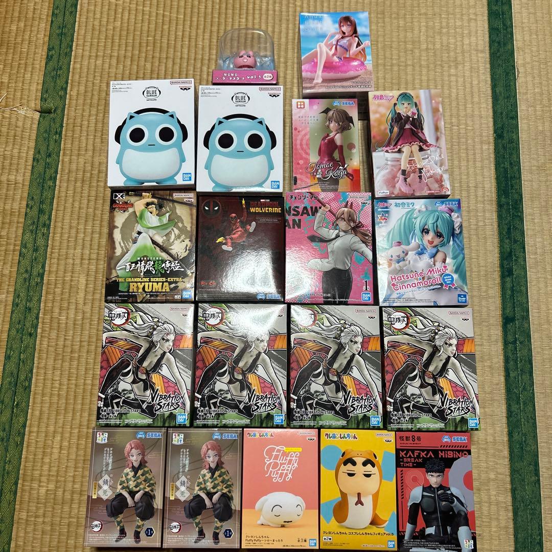 フィギュアまとめ売り 19個セット ワンピース ナルト 初音ミク 推しの