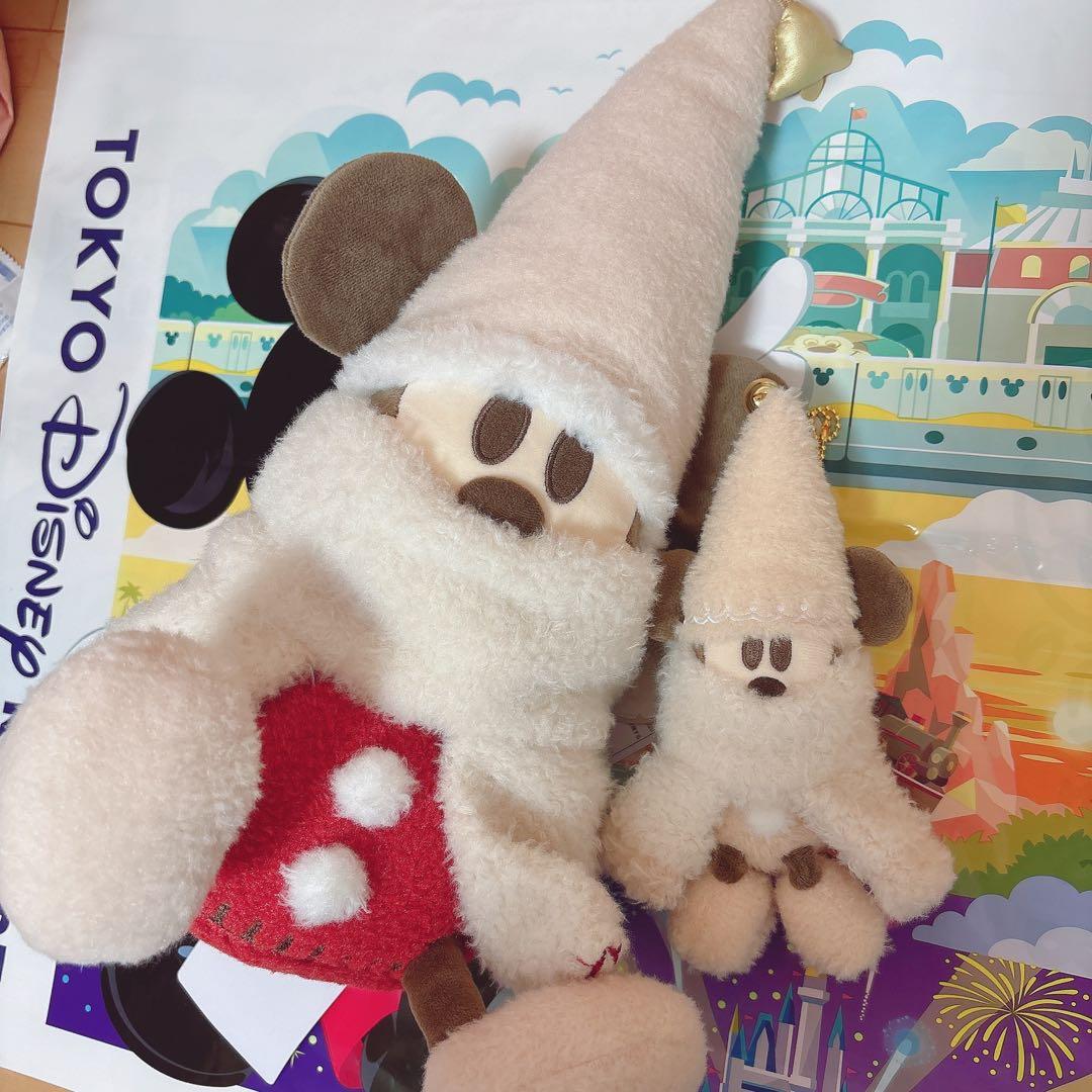 【2024 】☆ディズニー クリスマス リルリンリン ぬいぐるみ ぬいばセット☆ やさしい色合いのリルリンリン！東京ディズニーリゾート“ディズニー
