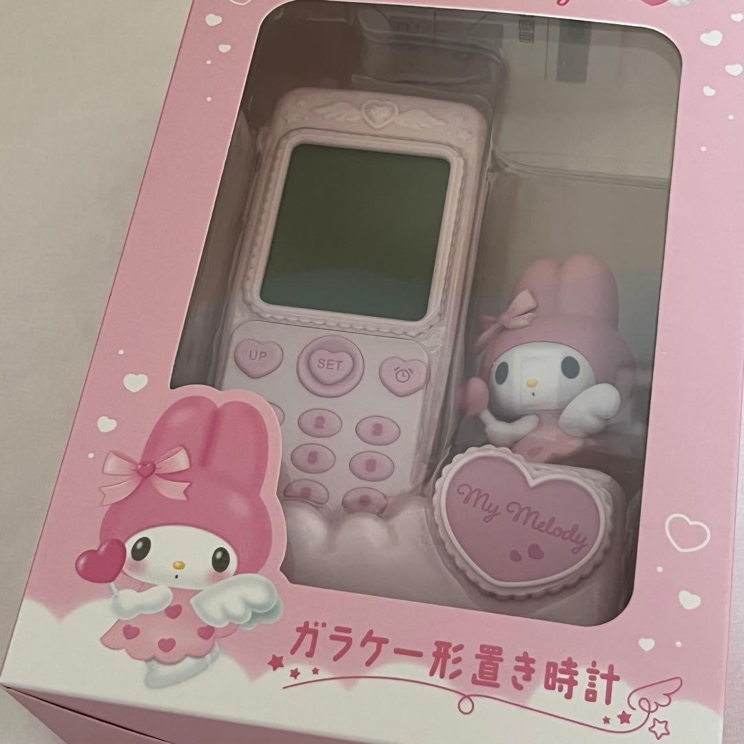 マイメロ ガラケー形置き時計 - メルカリ
