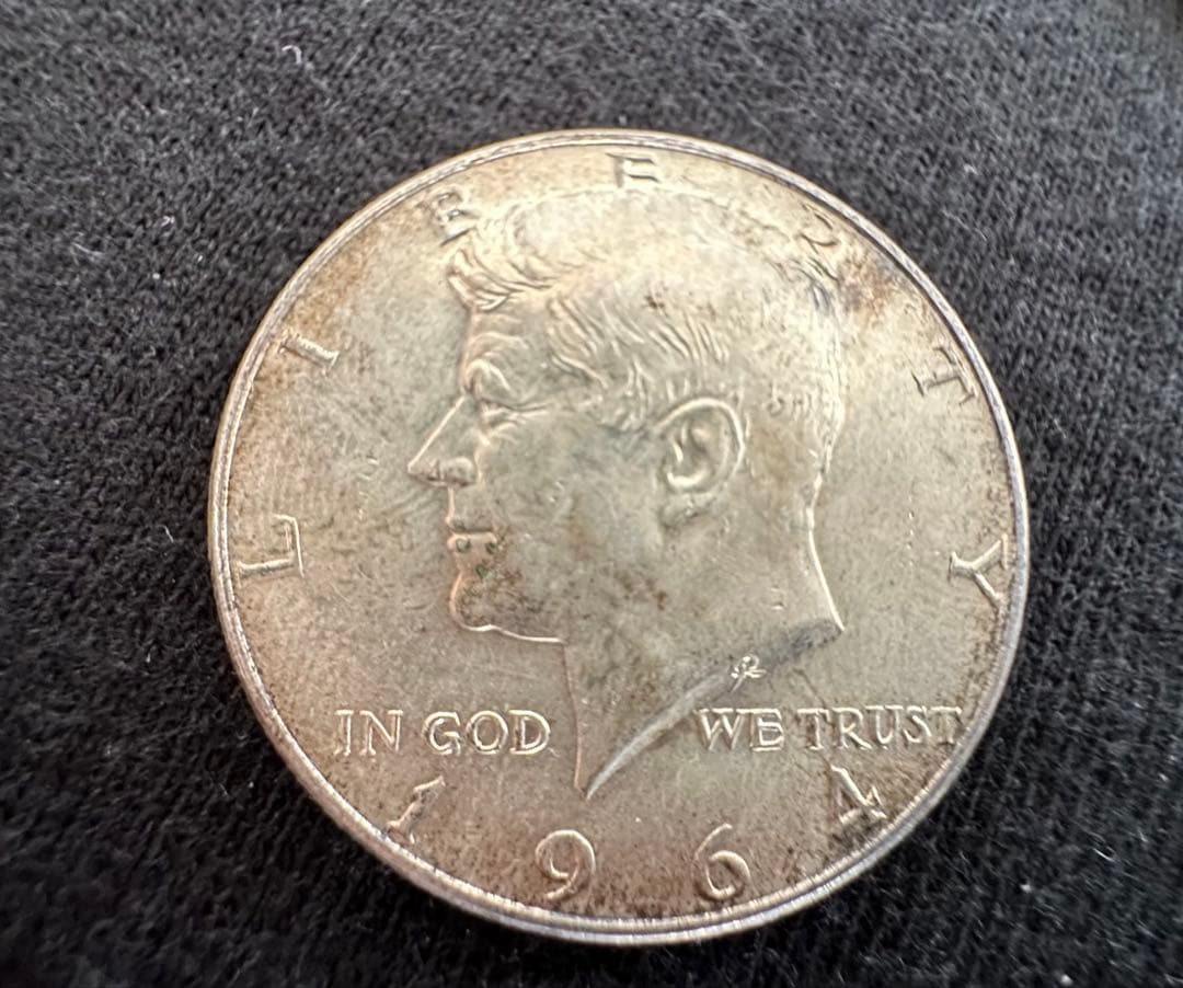 米国ケネディ銀貨 4枚セット (1964年 90%銀貨入り) - メルカリ