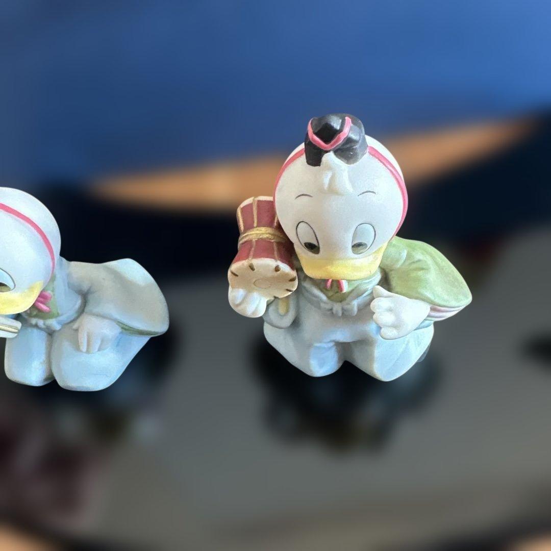 雛人形セット ミッキー ミニー ドナルド デイジー 陶器 お雛様 可愛い