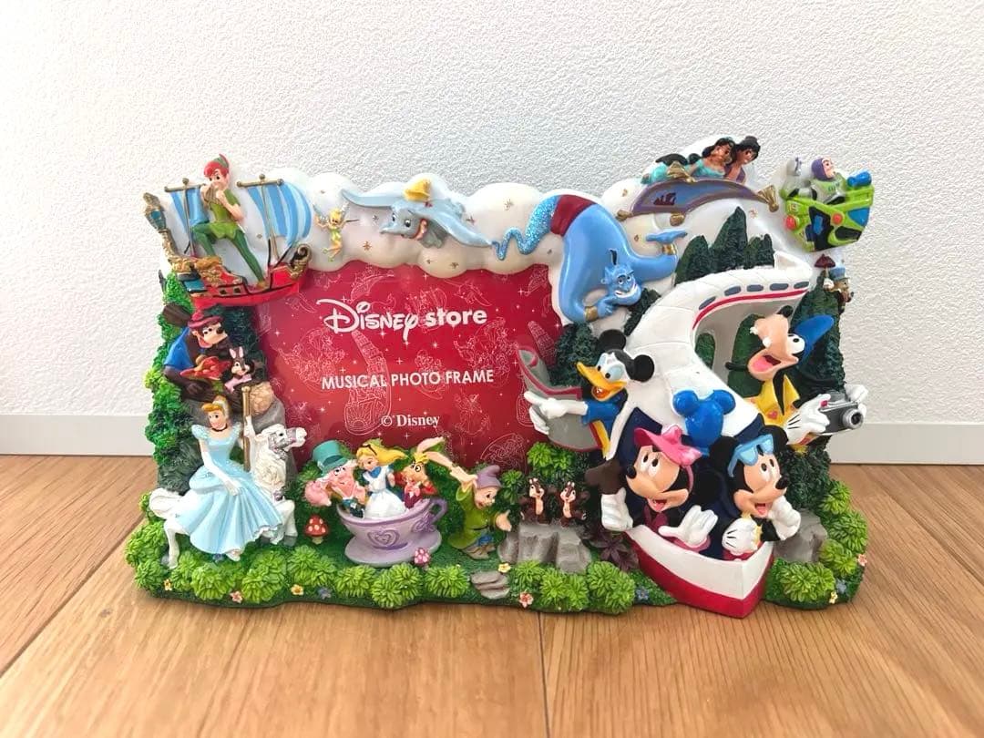 希少　レトロ　ディズニー　フォトフレーム　写真立て　オルゴール付き 楽天市場】【あす楽】結婚祝いに喜ばれるディズニー写真立て フォト
