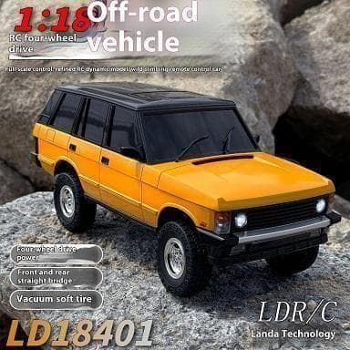 新製品 LD R/C レンジローバー モデル イエロー オプションパーツ付き MNモデル レンジローバー1970 1/12 アウトドアラジコン MN-168 RTR