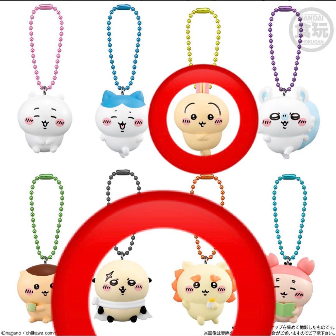 ちいかわ マスコットつきビスケット うさぎ シーサー ラッコ 3個セット