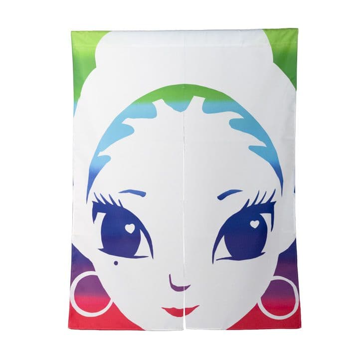 MISIA　のれん　暖簾　レインボー　レア のれん 暖簾 目隠し サンリオ シナモロール レインボーユニコーン 85