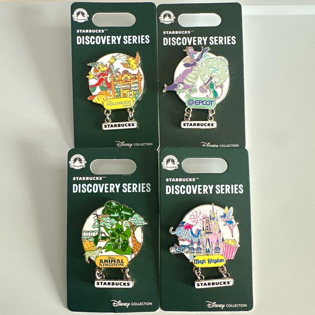 WDW限定 スタバ ピンバッジ ディズニーワールド - メルカリ