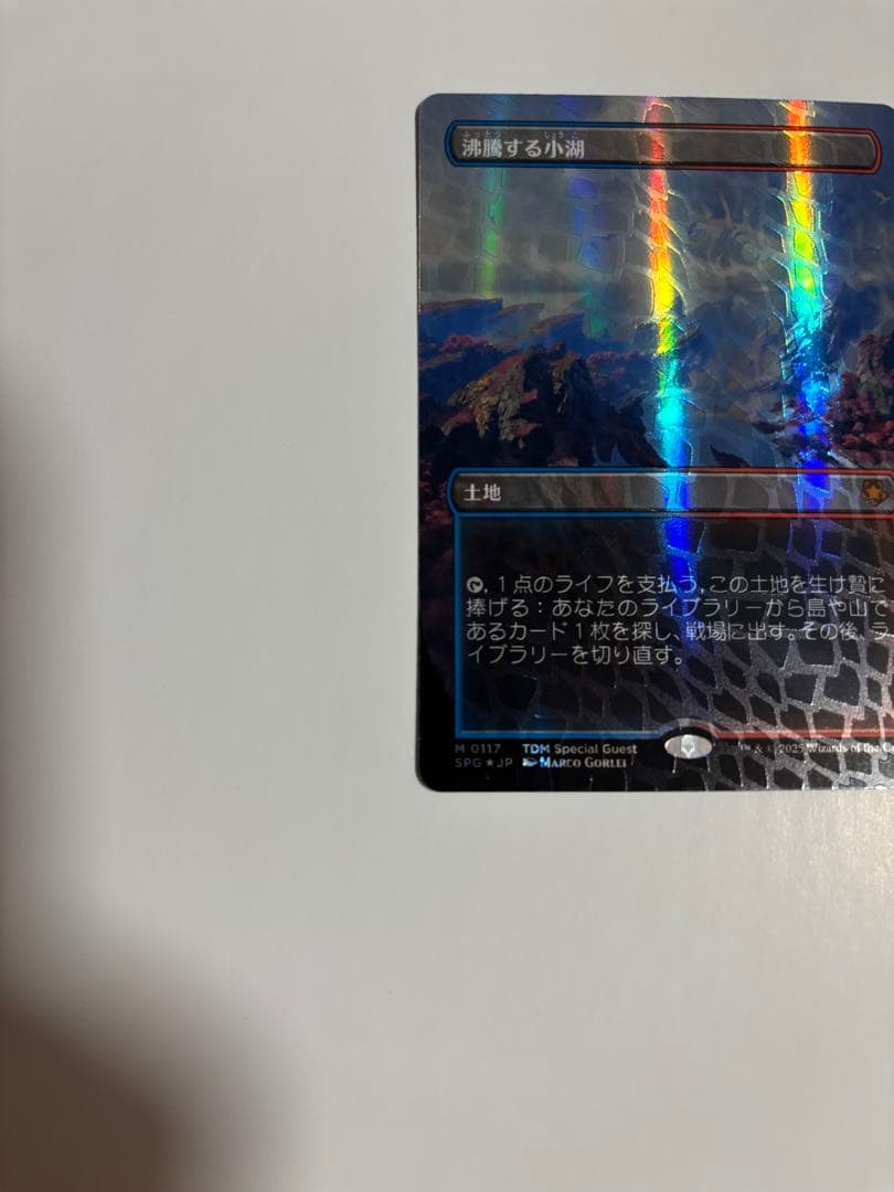 沸騰する小湖 ドラゴンスケイル Foil 日本語 - メルカリ