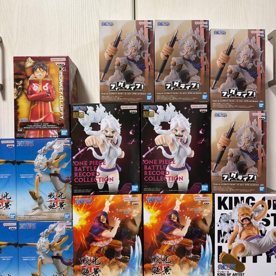 ONE PIECE フィギュア スピーカー 36個セット まとめ売り ギア5 - メルカリ
