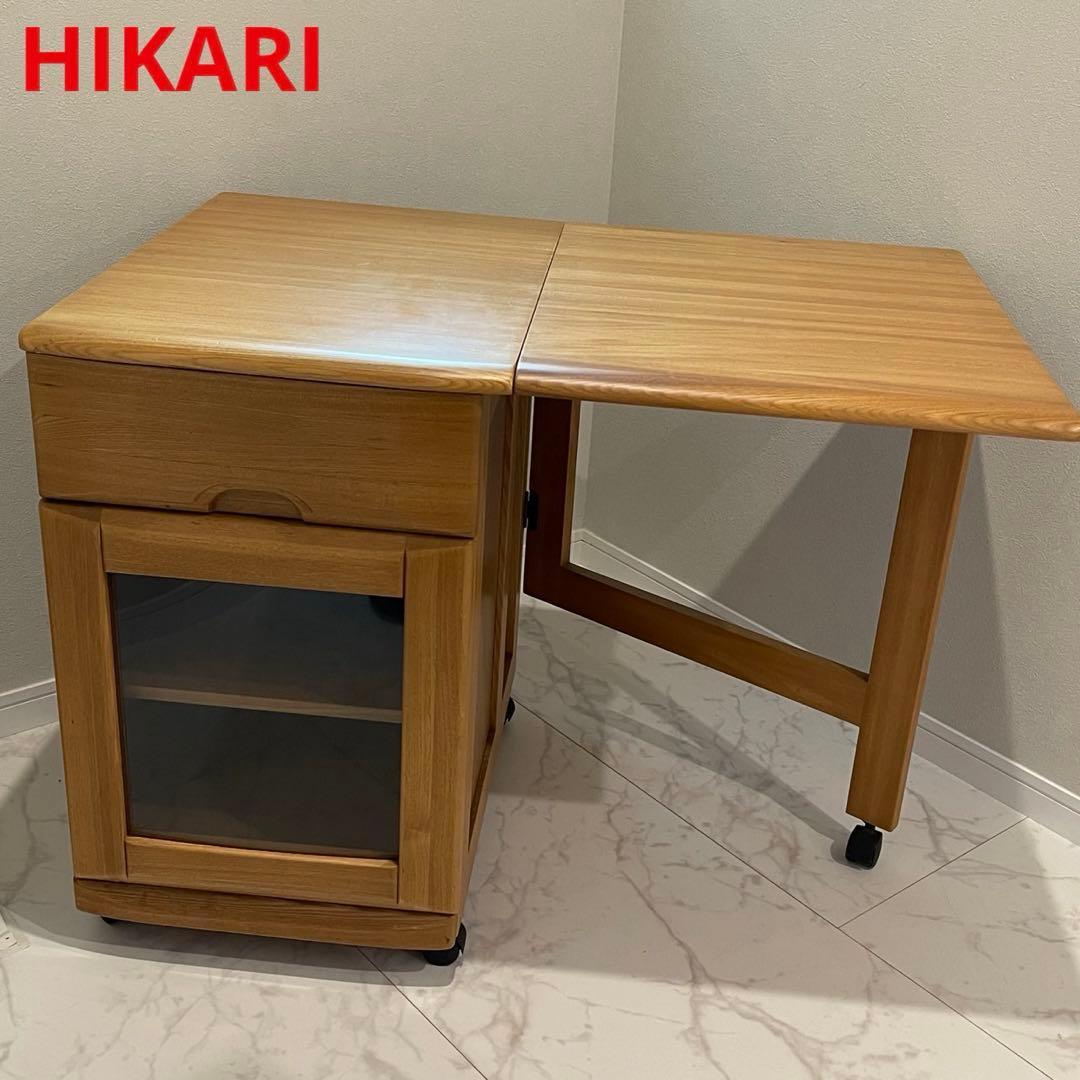 光家具　バタフライ式　キッチンワゴン　マルチワゴン　木製　キャスター付き 楽天市場】最大3000円OFFクーポン配布中 02/18(水)00:00〜 バタフライ