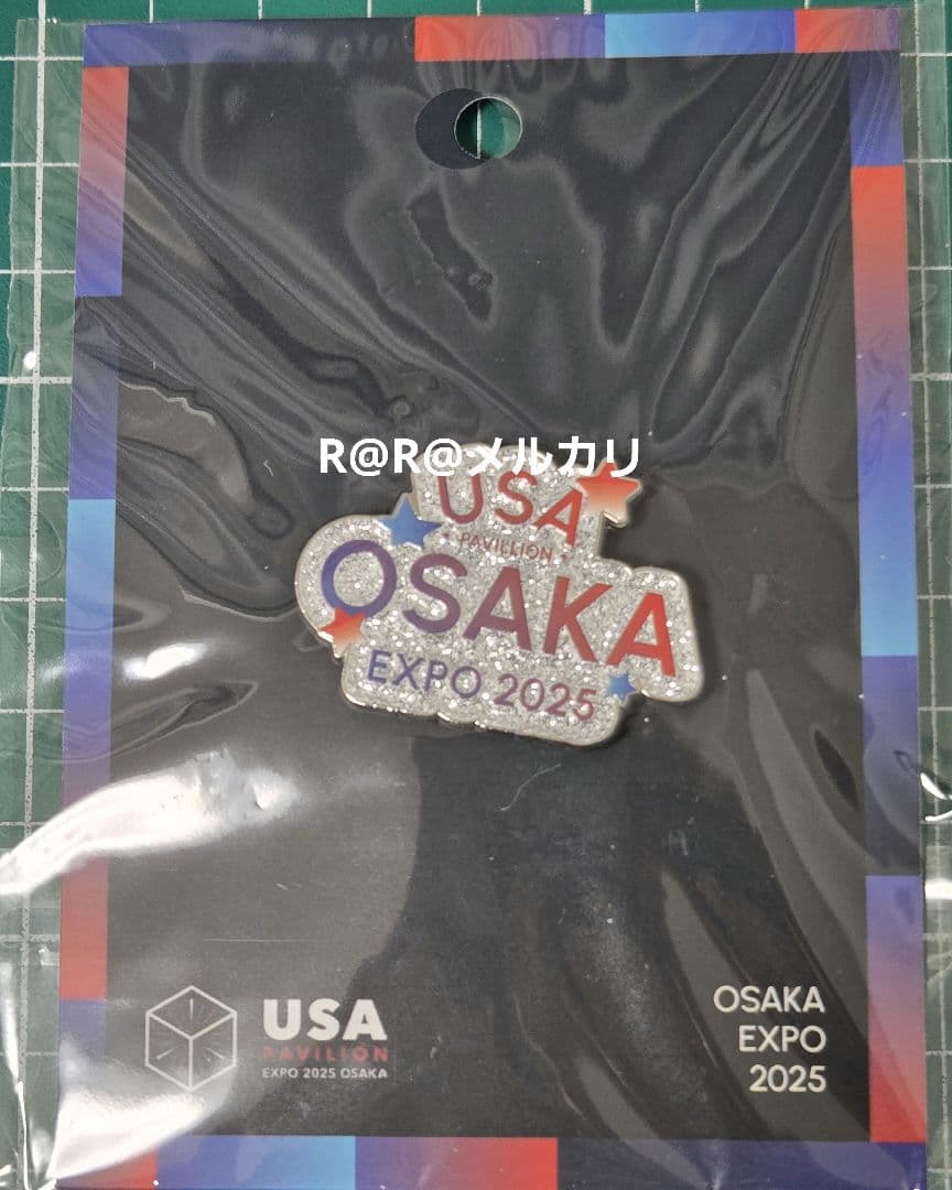 万博 EXPO2025 アメリカ館 ピンバッジ OSAKA アメリカパビリオン