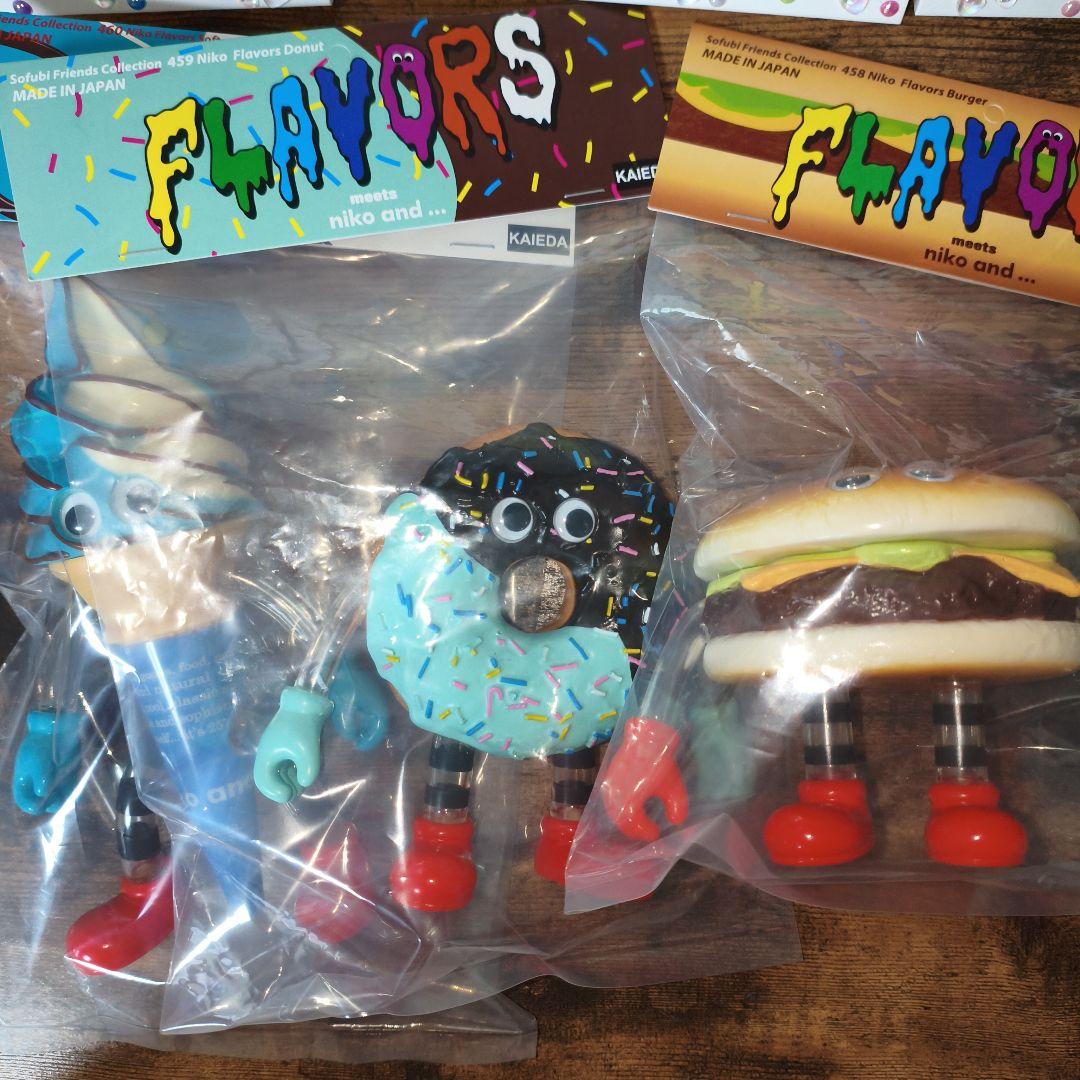 niko and ... FLAVORS ソフビ 3種 セット FLAVORS】コラボ ソフビ | [公式]ニコアンド（niko and ）通販