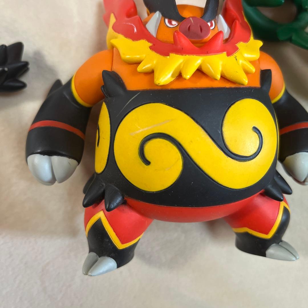 ポケモン フィギュア ダイケンキ ジャローダ エンブオー ホウオウ
