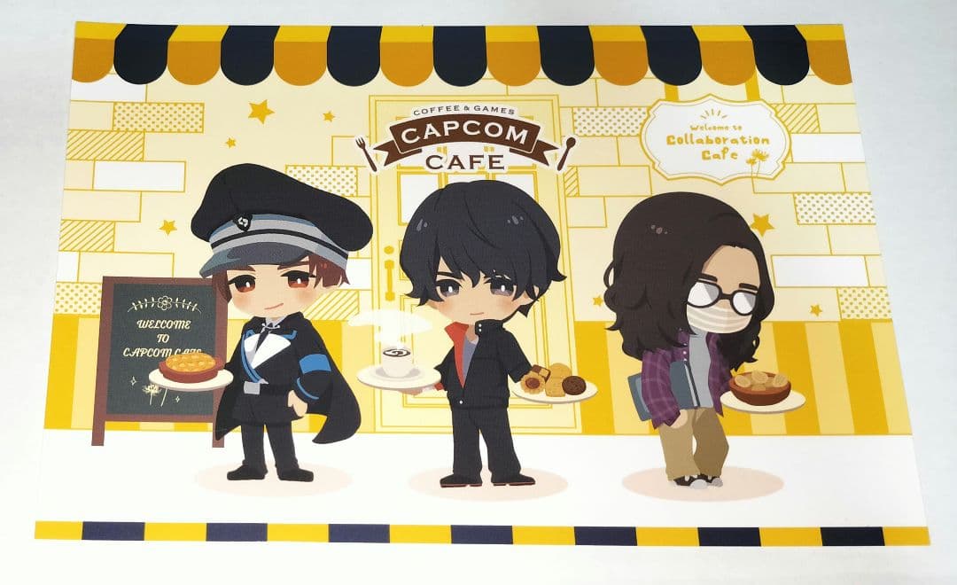 囚われのパルマ チアキ 須田 門司 ポストカード その1 カプコンカフェ カプコンカフェ イオンレイクタウン店『囚われのパルマ』＆『囚われの