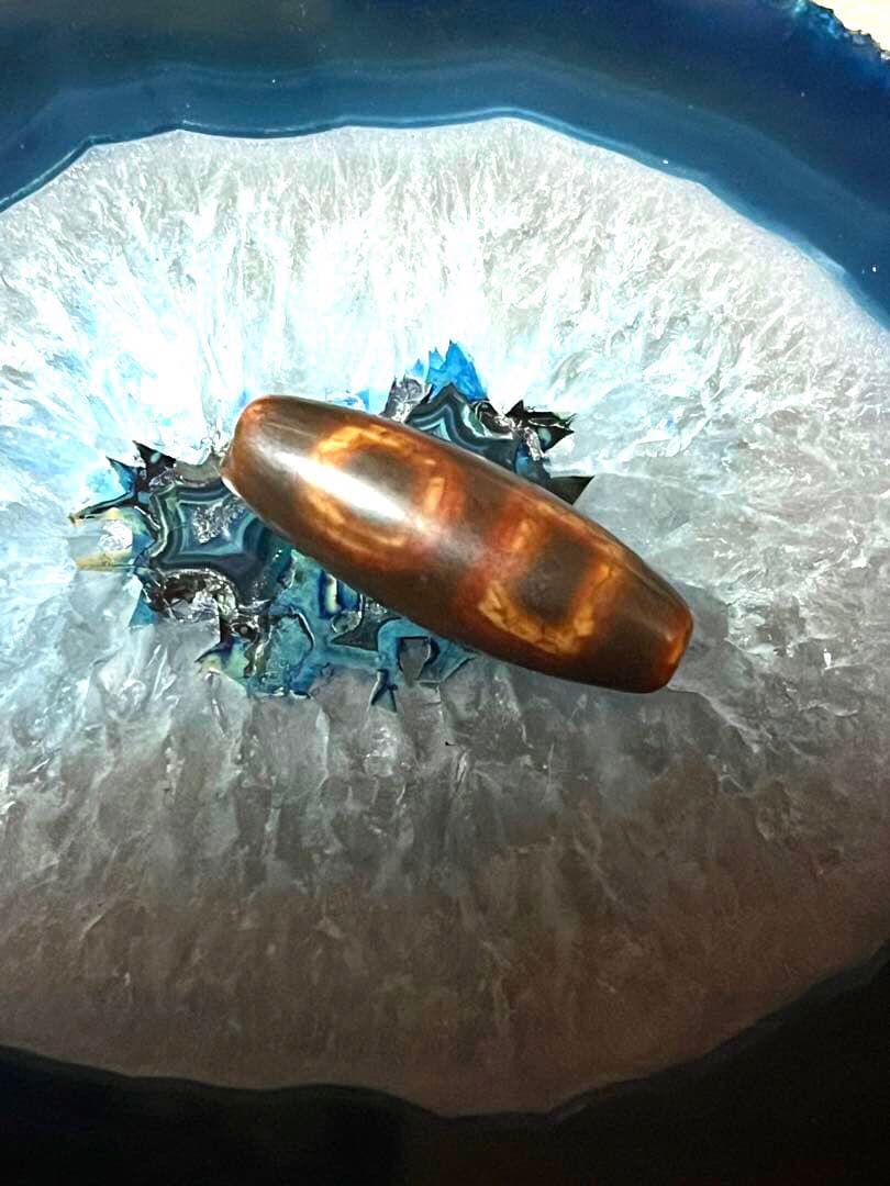 開光済☆ 雙天地天珠　希少