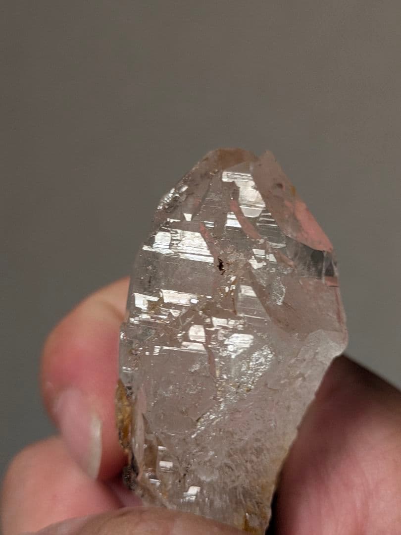 ネパール産　ガネーシュヒマール　カテドラル水晶　　階段膜が綺麗！　50グラム！ ヒマラヤ水晶 ガネーシュヒマール産 | 石垣島の夜光貝アクセサリーと