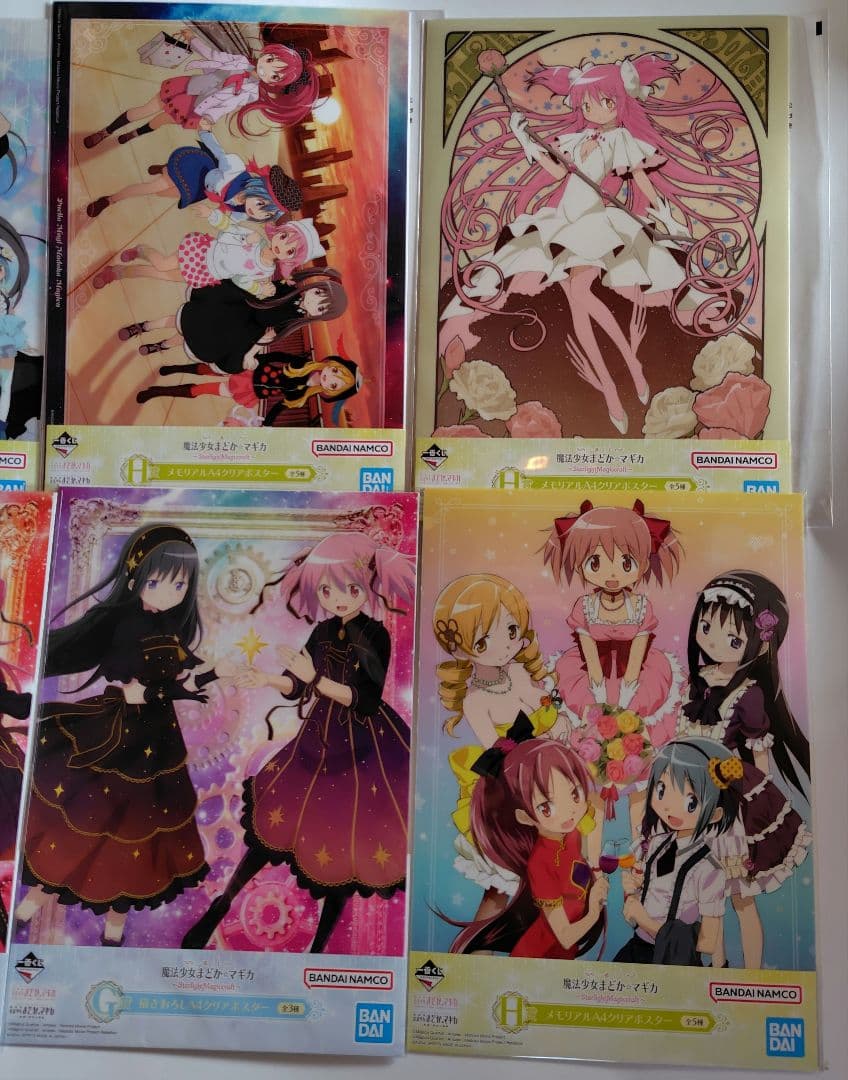 フルコンプ 魔法少女まどか☆マギカ クリアポスター8種類 - メルカリ