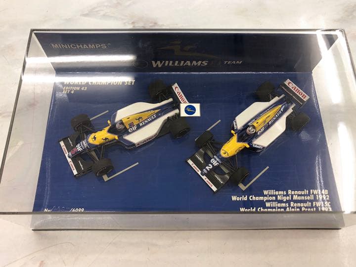 限定】 ミニチャンプス ウィリアムズ 1/43 F1 FW14B FW15C - メルカリ