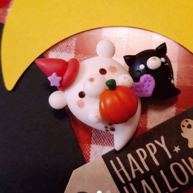 ハロウィン★仲良し♡クマお化け&黒猫 サーティワン『ハロウィン』2025、新作フレーバー「月夜のおさつバター