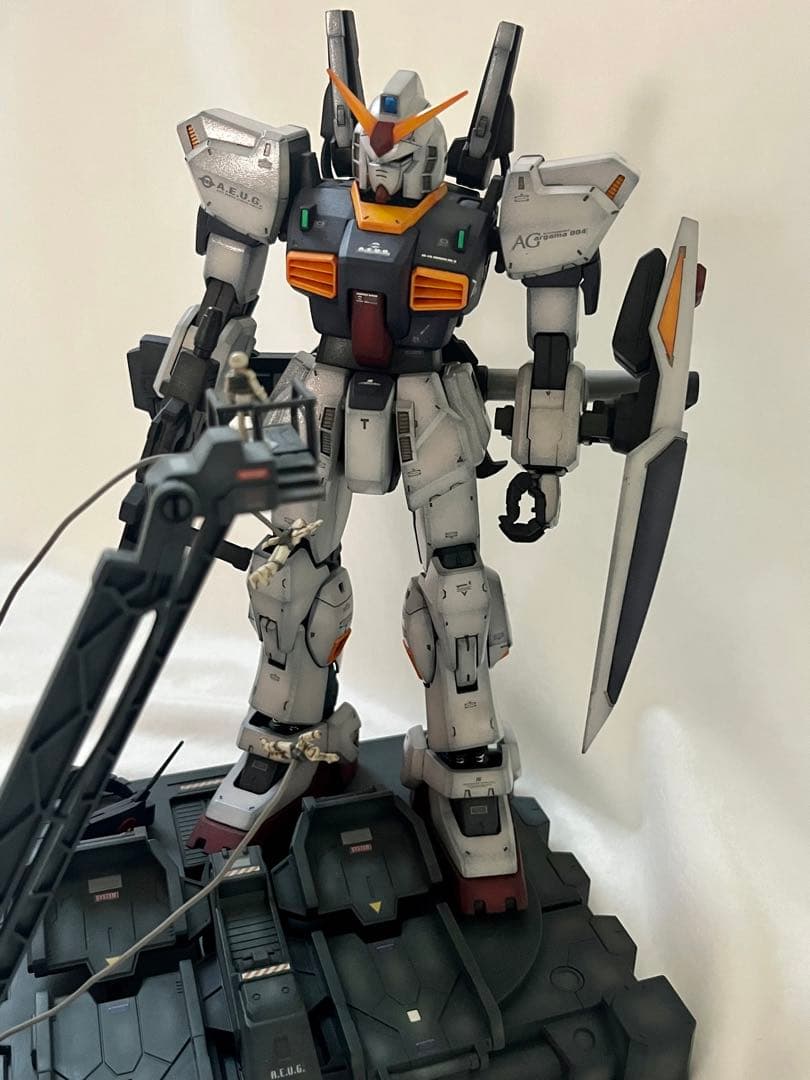 【エアブラシ塗装完成品 】MG ガンダム Mk2 Ver.2.0 エゥーゴ ガンプラ館2】MG ガンダムMk-Ⅱ Ver.2.0