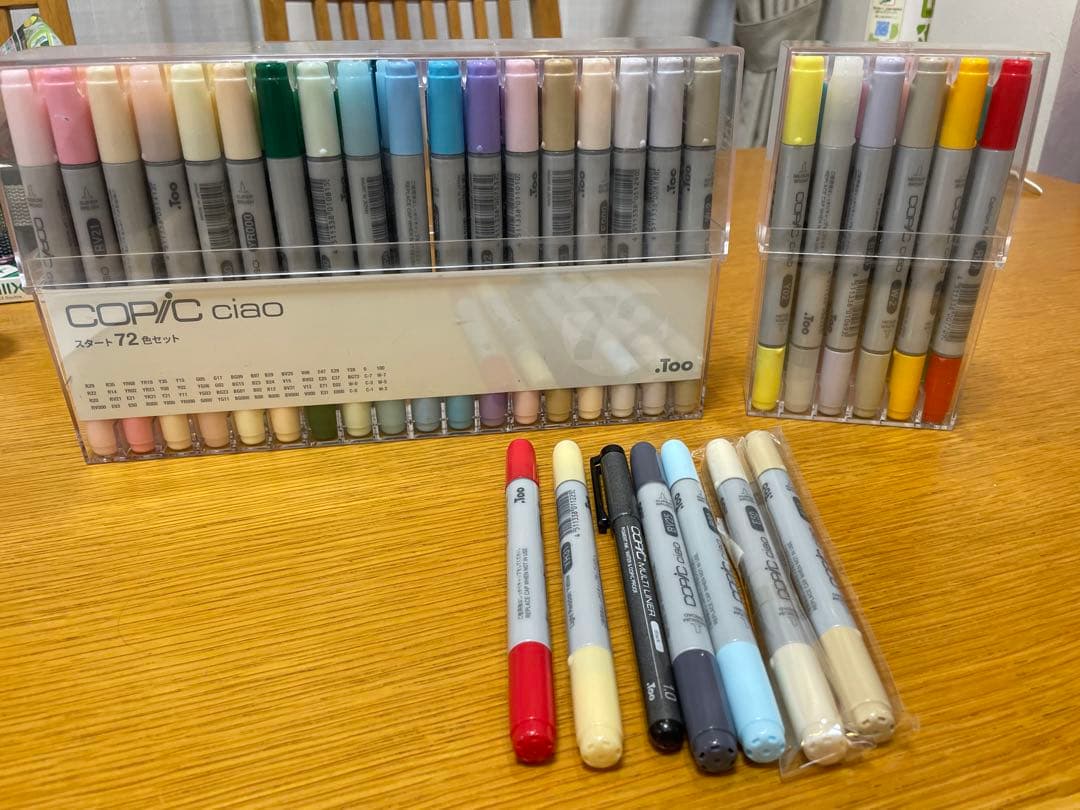 コピック　COPIC Ciao 72色セット 12色セット　おまけ7本 コピックチャオ スタート72色セット COPIC ciao マーカー コミック
