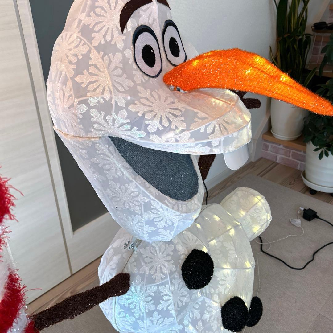 アナと雪の女王 オラフ イルミネーション オブジェ - メルカリ