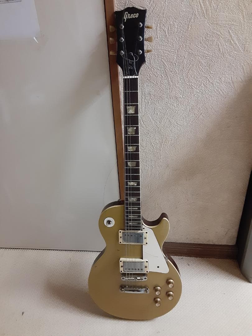 Greco エレキギター 日本製 ゴールドトップ ビンテージ Greco 1979年製 EG800GS Gold Top P-90Type Vintage - Teenarama! Used