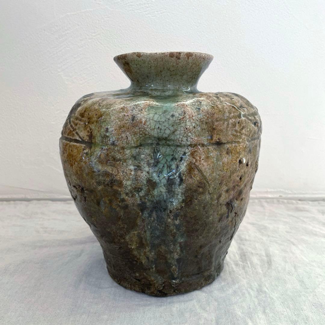 骨董品　花器　壺　陶芸家　アンティーク　ビンテージ 九谷焼/壺/花瓶/花鳥図/アンティーク | 骨董・アンティークの