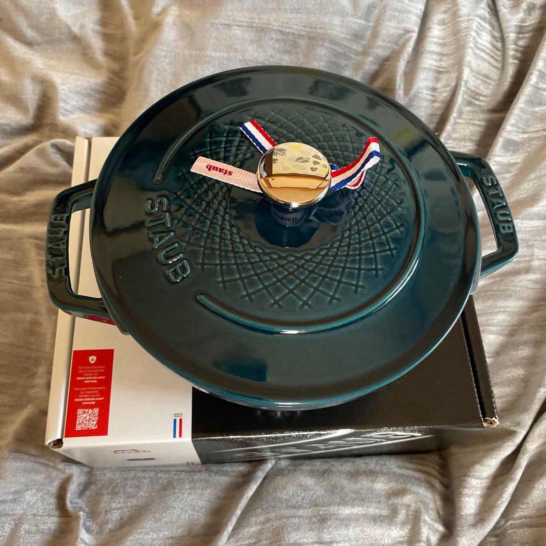 ストウブ ツイスト ココット ラウンド20センチ　ラメール ストウブ 鋳物ホーロー鍋 ツイストココット 20 cm, ラウンド, ラ
