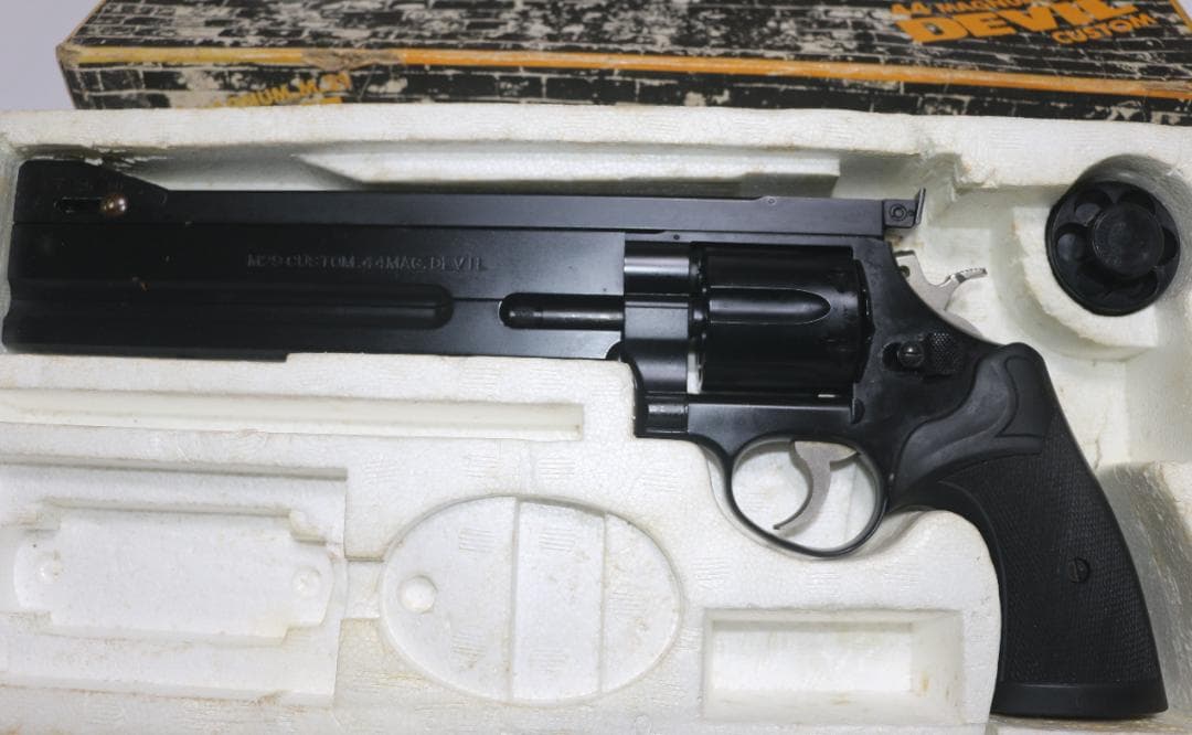 コクサイABS樹脂製モデルガン S＆W 44マグナム・デビル８.5 インチ未発火 Yahoo!オークション -「コクサイ44マグナム」(モデルガン) (トイガン