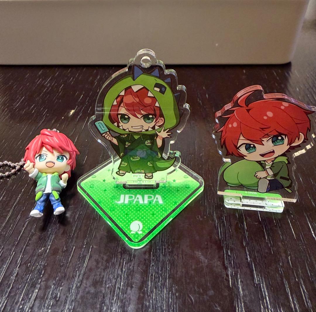 JPAPA アクリルスタンドとフィギュアセット カラフルピーチ じゃぱぱ