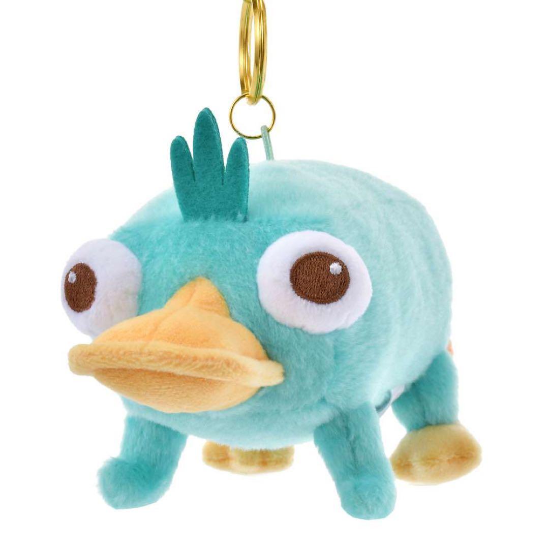 新品 ディズニー ペリー ぬいぐるみキーホルダー くったり カモノハシ