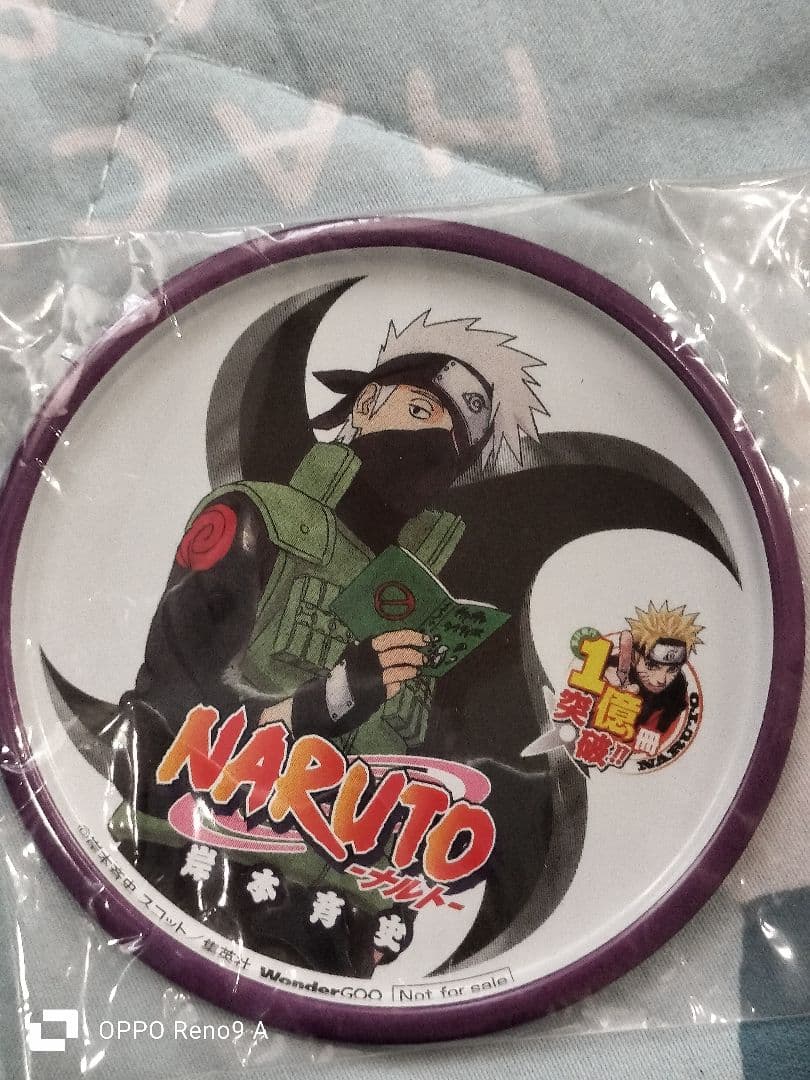 NARUTO はたけカカシ コースター WonderGOO 非売品 フィギュア専門店 -ソダチトイズ / UNiQUE ART NARUTO -ナルト- はたけ
