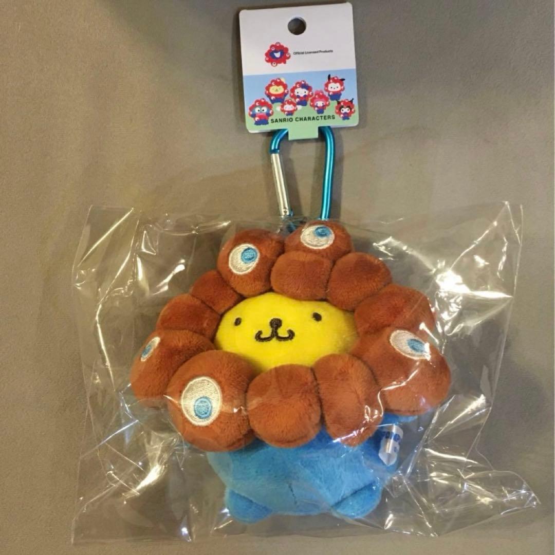 サンリオ　万博　ミャクミャク　ぬいぐるみ　キーホルダー　会場限定　ポムポムプリン sanrio（サンリオ） 大阪・関西万博 ポムポムプリン×ミャクミャク 立体