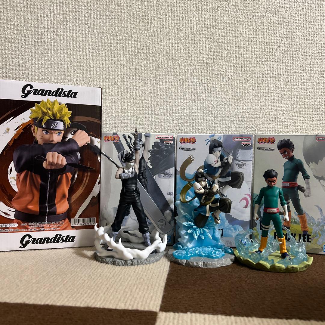 Grandistaナルト・ロック・リー・ザブザ・ハク フィギュアセット