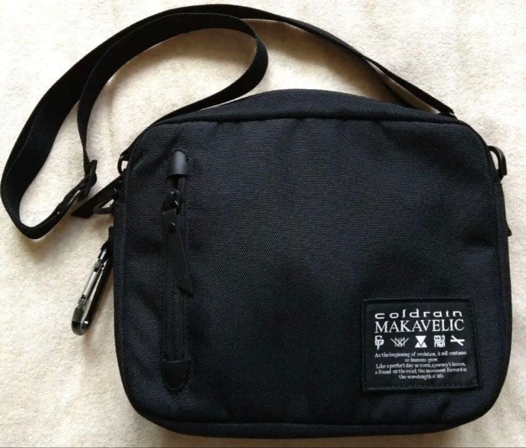 coldrain MAKAVELIC ショルダーバッグ ブラック ショルダーバッグ | MAKAVELIC OFFICIAL ONLINE STORE