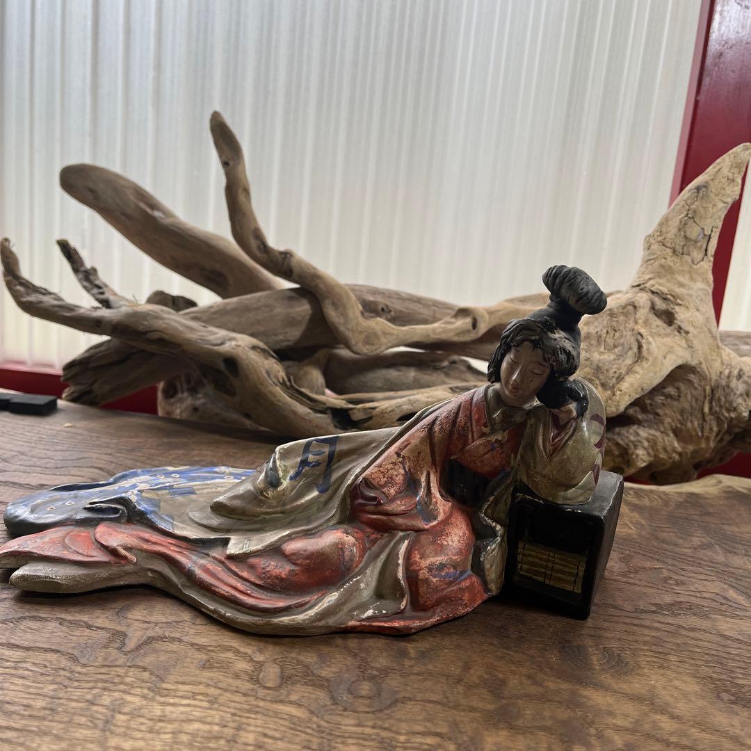 春画／博多人形 ／裏絵春画人形／骨董／土人形／古美術品／大正／明治 博多人形 裏絵春画人形 枕絵立体造形人形 花魁 古美術品 - メルカリ
