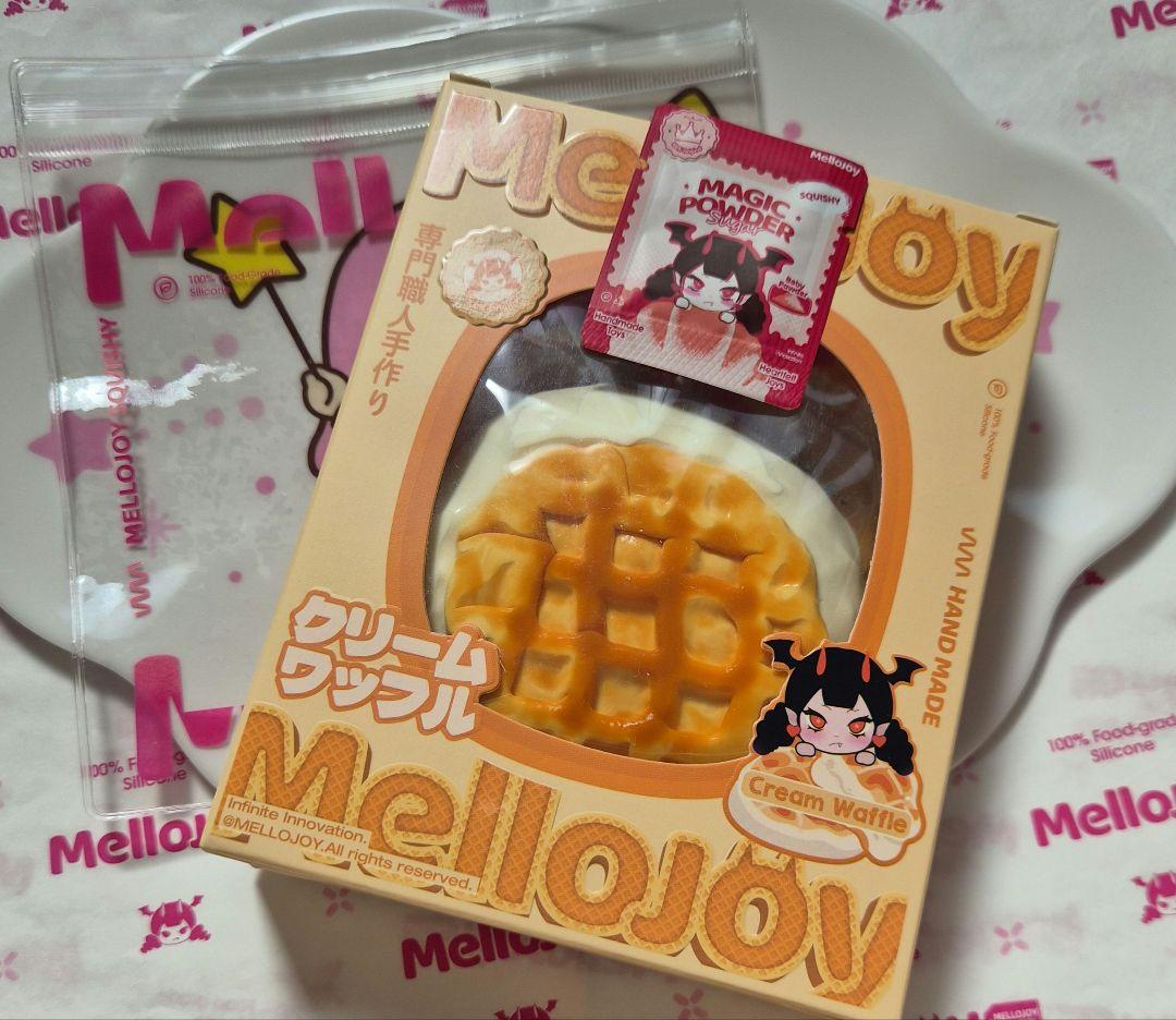 Mellojoy クリームワッフル まる スクイーズ - メルカリ