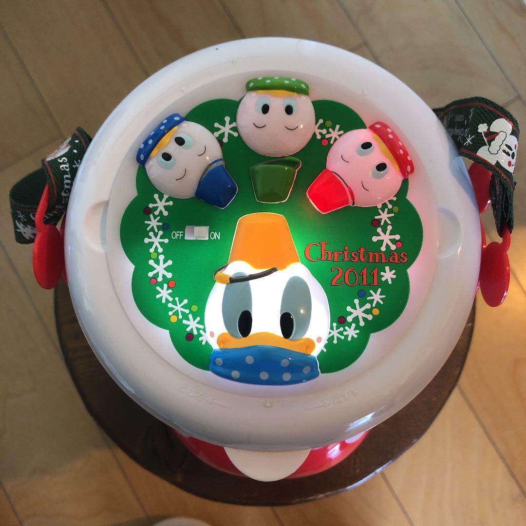 ディズニー ポップコーンバケット 2011 クリスマス ドナルド 限定
