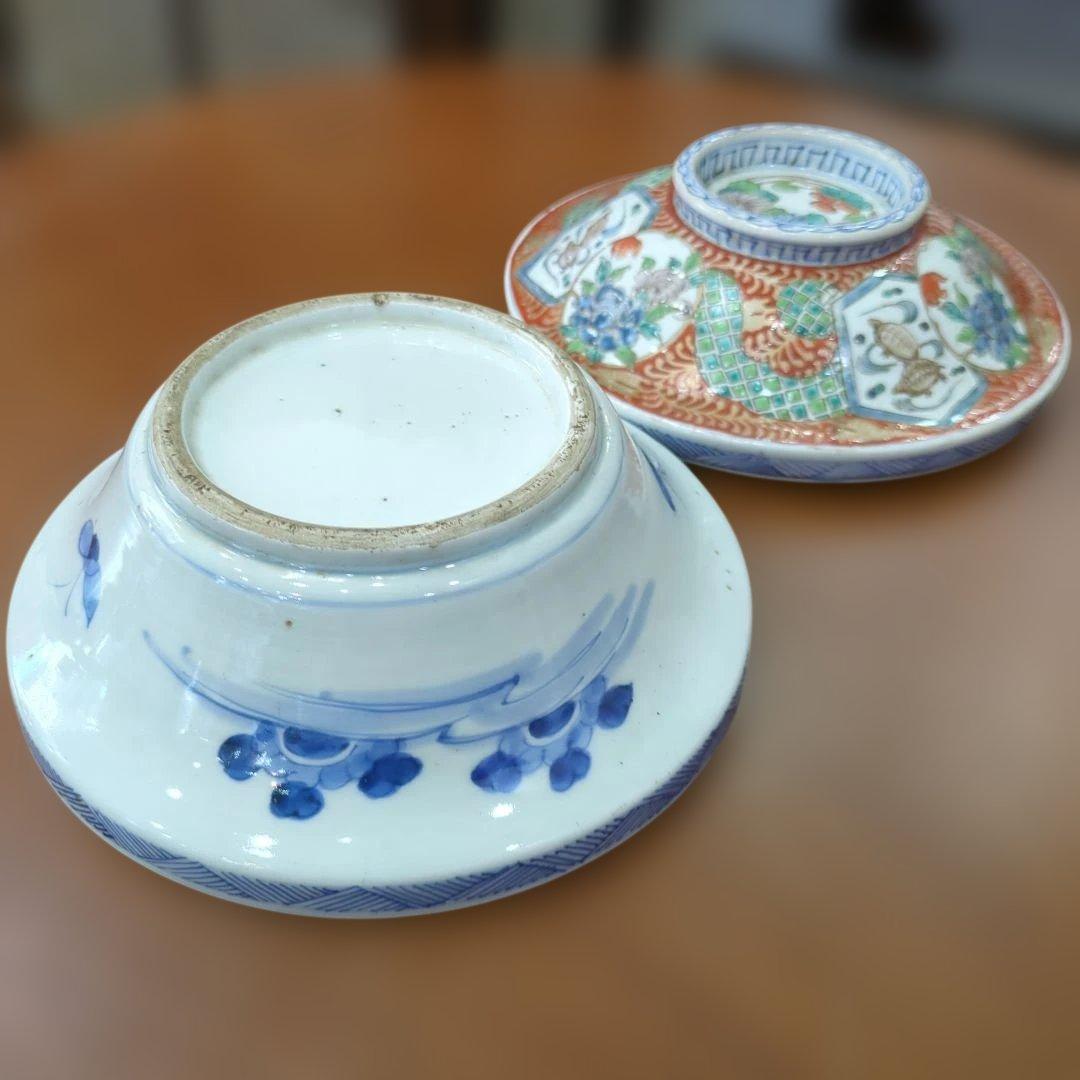 荒木真弓様専用 骨董 伊万里 古伊万里 大平 蓋付き 陶器 器