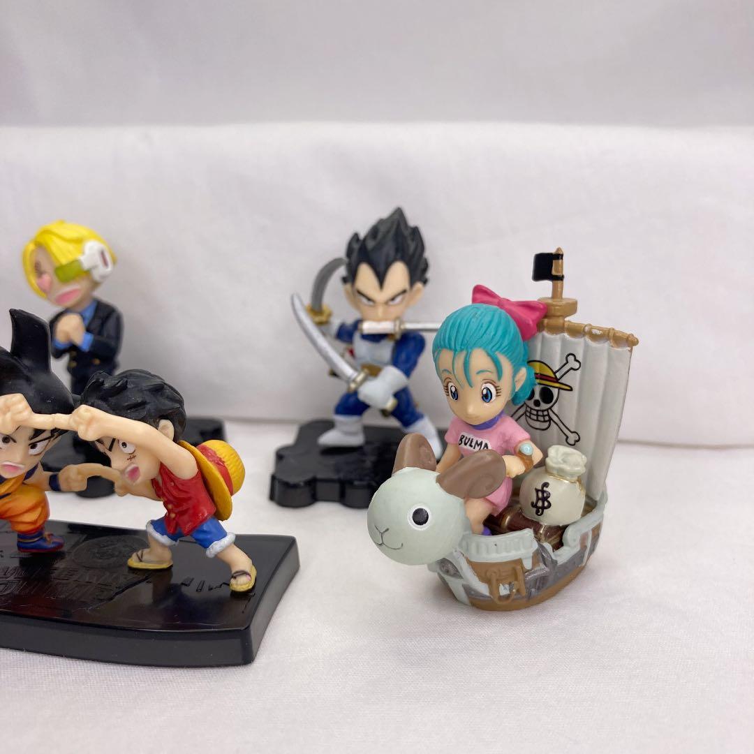 ワンピース ドラゴンボール コラボ フィギュア ジャンプ40周年記念