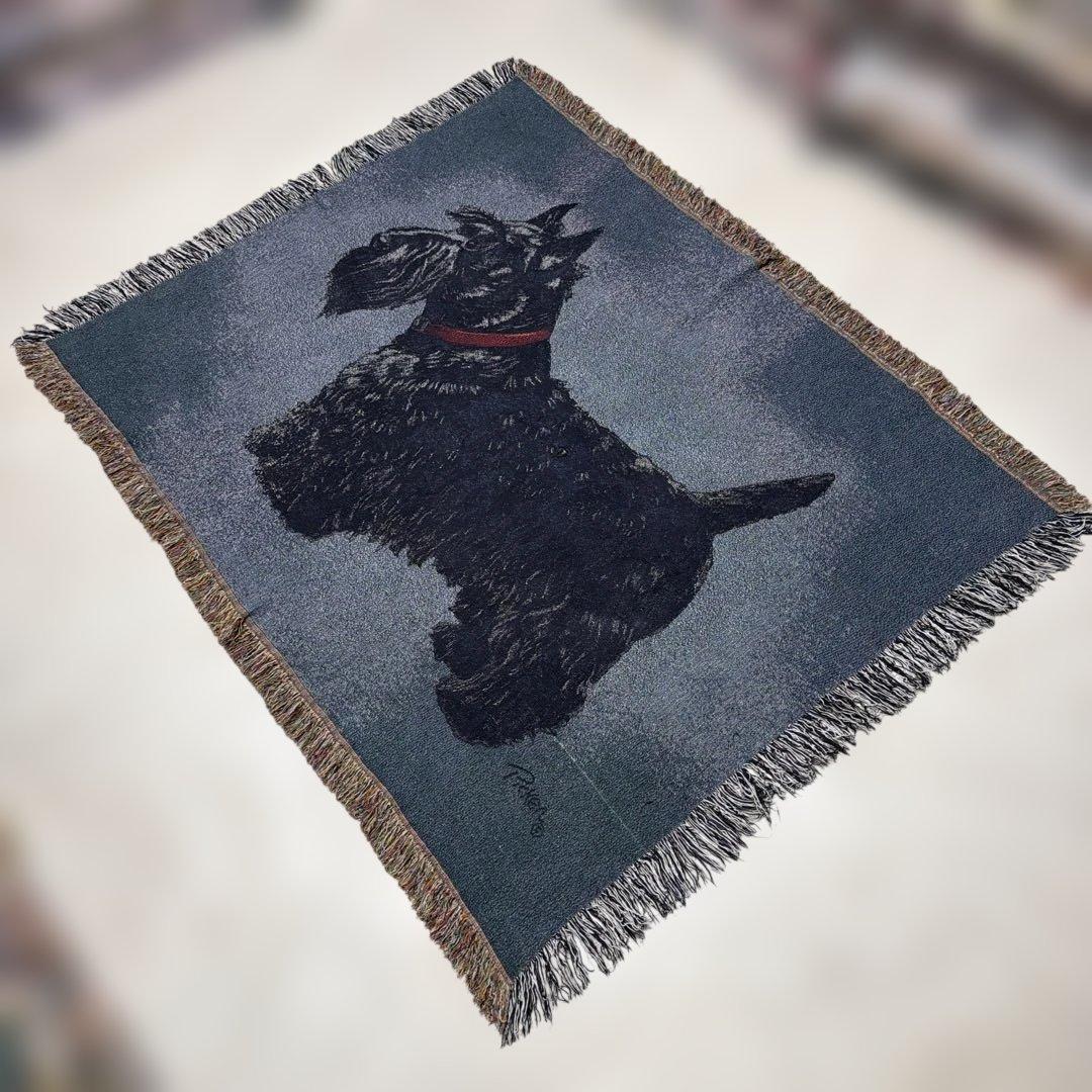 犬 シュナウザー マルチカバー ソファカバー ヴィンテージラグ 121x154
