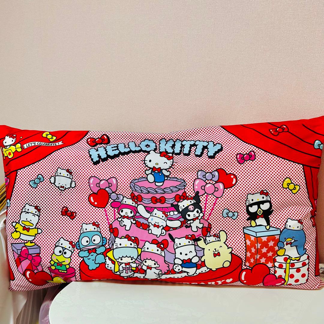 発送可】ハローキティ サンリオキャラクターズ 50th 長座布団