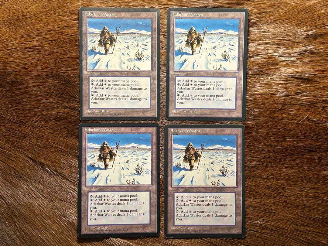 MTG アダーカー荒原 Adarkar Wastes 4枚セット ICE 初版 - メルカリ